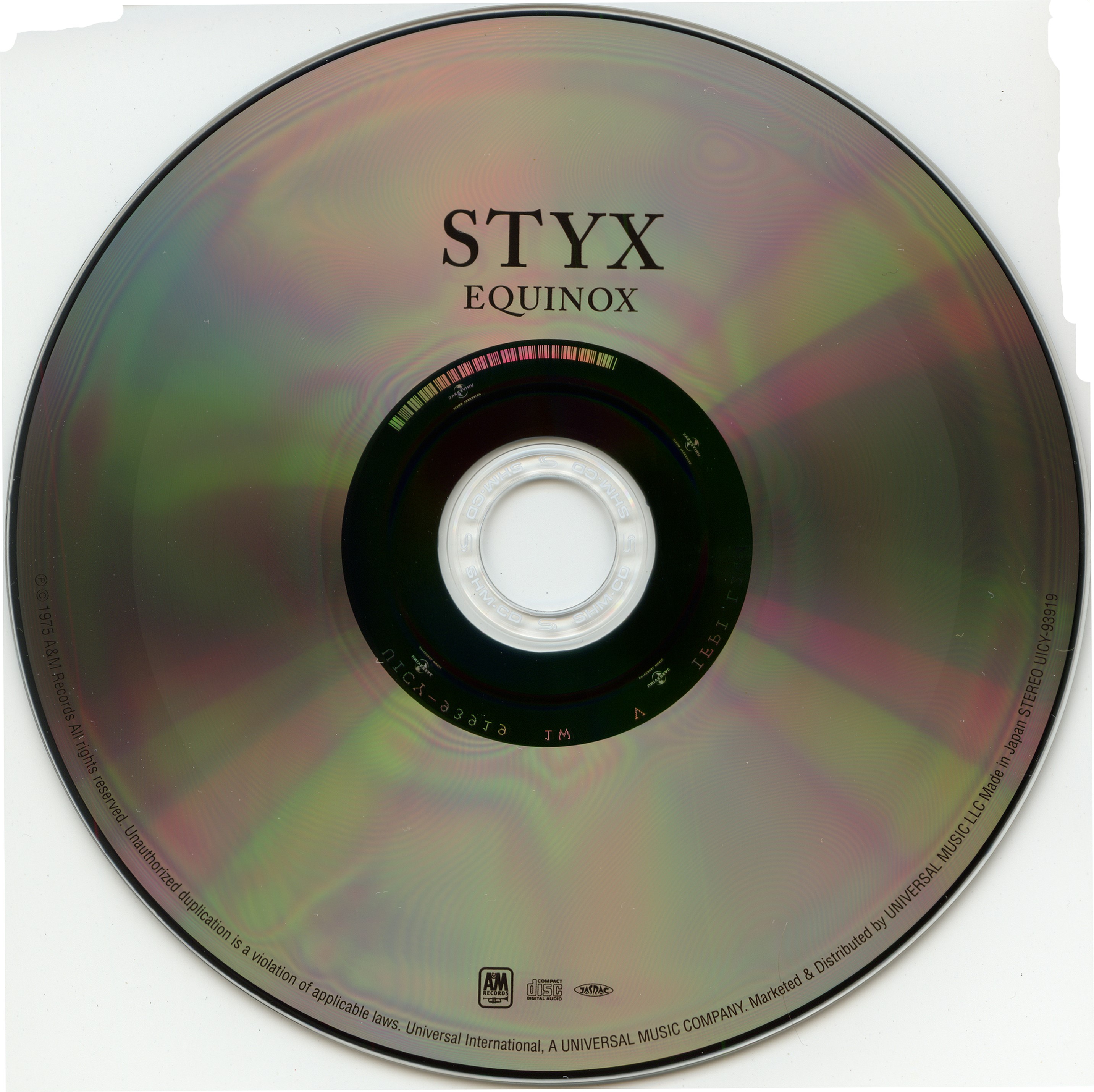 Styx  Equinox; limited edition : CD